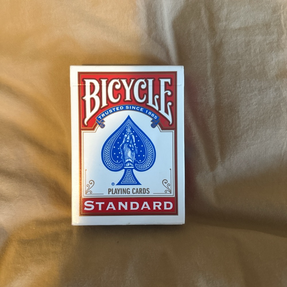 Bicycle Standard Playing Cards - classic red and blue design nwt new unopened